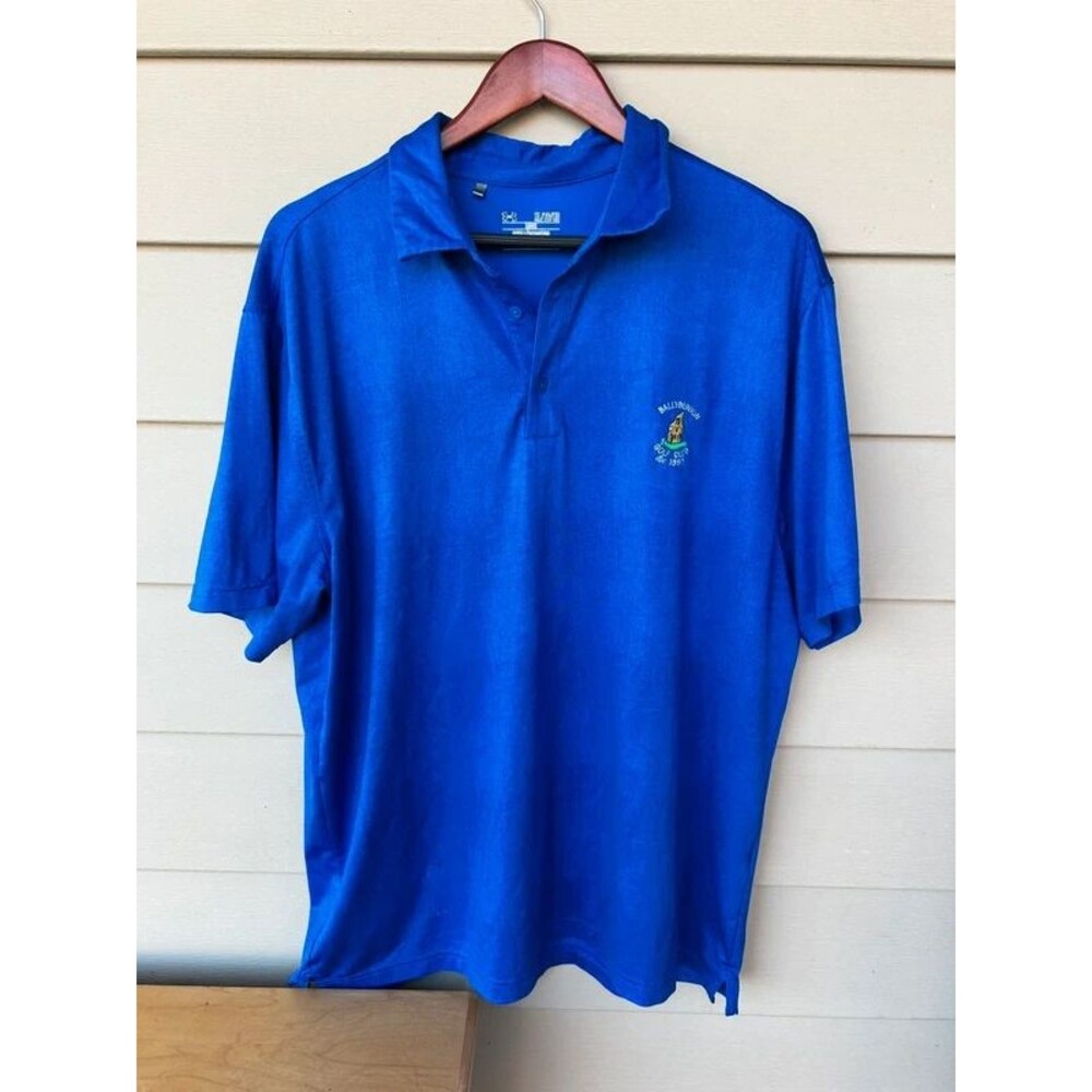 Under Armour Men’s Size XL Ballybunion Golf Club Course Polo Shirt Blue